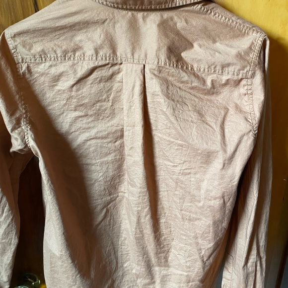Everlane Tawny Brown Silky Cotton Button Down - Picture 4 of 8